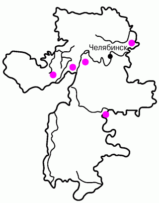Карта произростания Росянки ангийской